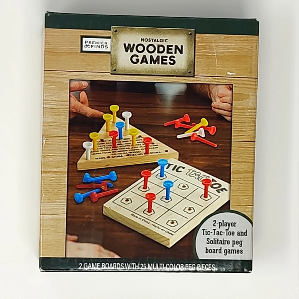 Bundle Of 3 Gag Gifts Drink Straw Eyeglasses, Bottle Opener And Wooden Games Set
